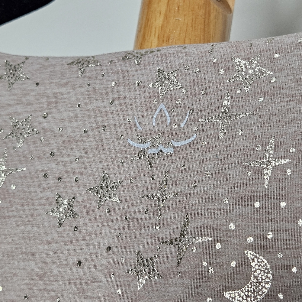 Beyond Yoga Softshine Square Neck Tank Stars Moon Constellation Cream Large - Picture 3 of 4